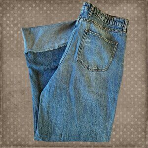 Rewash Wide Leg Relaxed Cuffed Boyfriend Jeans Size 11